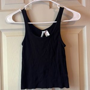 black tank top